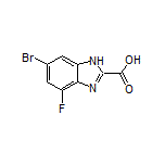 6-Bromo-4-fluorobenzimidazole-2-carboxylic Acid