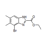 Ethyl 4-Bromo-5,6-dimethylbenzimidazole-2-carboxylate