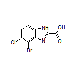 4-Bromo-5-chlorobenzimidazole-2-carboxylic Acid