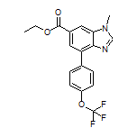Ethyl 1-Methyl-4-[4-(trifluoromethoxy)phenyl]benzimidazole-6-carboxylate