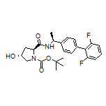 (2S,4R)-1-Boc-N-[(S)-1-(2’,6’-difluoro-4-biphenylyl)ethyl]-4-hydroxypyrrolidine-2-carboxamide