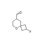 2-Fluoro-5-oxaspiro[3.5]nonane-8-carbaldehyde
