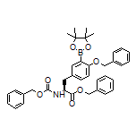 (S)-2-(Benzyloxy)-5-[3-(benzyloxy)-2-(Cbz-amino)-3-oxopropyl]phenylboronic Acid Pinacol Ester