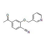 4-Acetyl-2-(3-pyridylmethoxy)benzonitrile