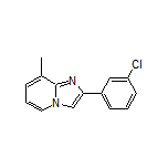 2-(3-Chlorophenyl)-8-methylimidazo[1,2-a]pyridine