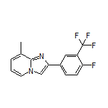 2-[4-Fluoro-3-(trifluoromethyl)phenyl]-8-methylimidazo[1,2-a]pyridine