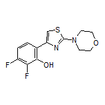 2,3-Difluoro-6-(2-morpholino-4-thiazolyl)phenol