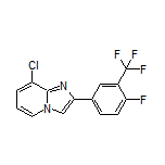 8-Chloro-2-[4-fluoro-3-(trifluoromethyl)phenyl]imidazo[1,2-a]pyridine