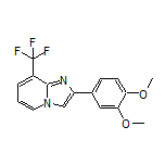 2-(3,4-Dimethoxyphenyl)-8-(trifluoromethyl)imidazo[1,2-a]pyridine