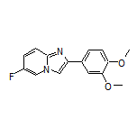 2-(3,4-Dimethoxyphenyl)-6-fluoroimidazo[1,2-a]pyridine