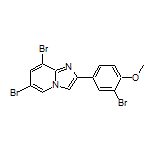 6,8-Dibromo-2-(3-bromo-4-methoxyphenyl)imidazo[1,2-a]pyridine