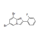6,8-Dibromo-2-(2-fluorophenyl)imidazo[1,2-a]pyridine