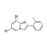 6,8-Dibromo-2-(o-tolyl)imidazo[1,2-a]pyridine