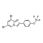 6,8-Dibromo-2-[4-(trifluoromethoxy)phenyl]imidazo[1,2-a]pyridine