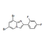 6,8-Dibromo-2-(2,4-difluorophenyl)imidazo[1,2-a]pyridine