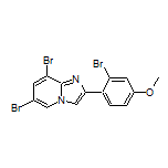6,8-Dibromo-2-(2-bromo-4-methoxyphenyl)imidazo[1,2-a]pyridine