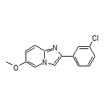2-(3-Chlorophenyl)-6-methoxyimidazo[1,2-a]pyridine