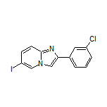 2-(3-Chlorophenyl)-6-iodoimidazo[1,2-a]pyridine