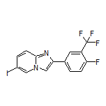 2-[4-Fluoro-3-(trifluoromethyl)phenyl]-6-iodoimidazo[1,2-a]pyridine