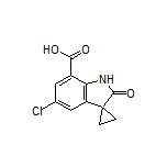 5’-Chloro-2’-oxospiro[cyclopropane-1,3’-indoline]-7’-carboxylic Acid