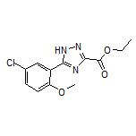 Ethyl 5-(5-Chloro-2-methoxyphenyl)-1H-1,2,4-triazole-3-carboxylate
