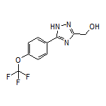 [5-[4-(Trifluoromethoxy)phenyl]-1H-1,2,4-triazol-3-yl]methanol