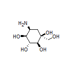 (1S,2S,3R,4S,5S)-5-Amino-1-(hydroxymethyl)cyclohexane-1,2,3,4-tetraol