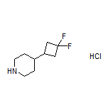 4-(3,3-Difluorocyclobutyl)piperidine Hydrochloride