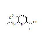 6-Acetamido-5-bromopyridine-2-carboxylic Acid