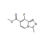 Methyl 8-Fluoro-3-methyl-[1,2,4]triazolo[4,3-a]pyridine-7-carboxylate
