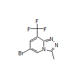 6-Bromo-3-methyl-8-(trifluoromethyl)-[1,2,4]triazolo[4,3-a]pyridine