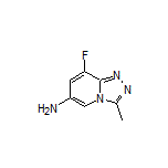 8-Fluoro-3-methyl-[1,2,4]triazolo[4,3-a]pyridin-6-amine