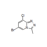 6-Bromo-8-chloro-3-methyl-[1,2,4]triazolo[4,3-a]pyridine