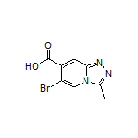 6-Bromo-3-methyl-[1,2,4]triazolo[4,3-a]pyridine-7-carboxylic acid