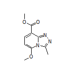 Methyl 5-Methoxy-3-methyl-[1,2,4]triazolo[4,3-a]pyridine-8-carboxylate