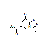 Methyl 8-Methoxy-3-methyl-[1,2,4]triazolo[4,3-a]pyridine-6-carboxylate