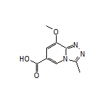8-Methoxy-3-methyl-[1,2,4]triazolo[4,3-a]pyridine-6-carboxylic Acid
