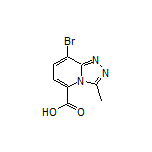 8-Bromo-3-methyl-[1,2,4]triazolo[4,3-a]pyridine-5-carboxylic Acid