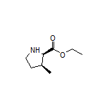 Ethyl (2R,3S)-3-Methylpyrrolidine-2-carboxylate