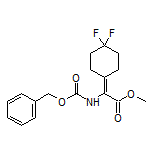 Methyl 2-[[(Benzyloxy)carbonyl]amino]-2-(4,4-difluorocyclohexylidene)acetate