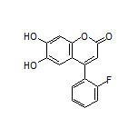 4-(2-Fluorophenyl)-6,7-dihydroxy-2H-chromen-2-one
