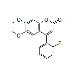 4-(2-Fluorophenyl)-6,7-dimethoxy-2H-chromen-2-one