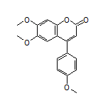 6,7-Dimethoxy-4-(4-methoxyphenyl)-2H-chromen-2-one