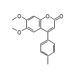 6,7-Dimethoxy-4-(p-tolyl)-2H-chromen-2-one
