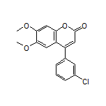 4-(3-Chlorophenyl)-6,7-dimethoxy-2H-chromen-2-one