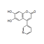 6,7-Dihydroxy-4-(pyridin-3-yl)-2H-chromen-2-one