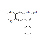 4-Cyclohexyl-6,7-dimethoxy-2H-chromen-2-one