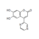 6,7-Dihydroxy-4-(pyrazin-2-yl)-2H-chromen-2-one