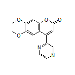 6,7-Dimethoxy-4-(pyrazin-2-yl)-2H-chromen-2-one