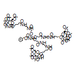 6-[4-[[3-[3-[3-[2-[N-[3-[5-[(5S,2R,3R,4R,6R)-3-(Acetylamino)-4,5-diacetyloxy-6-(acetyloxymethyl)(2H-3,4,5,6-tetrahydropyran-2-yloxy)]pentanoylamino]propyl]carbamoyl]ethoxy]-2-[[2-[N-[3-[5-[(5S,2R,3R,4R,6R)-3-(acetylamino)-4,5-diacetyloxy-6-(acetyloxymethyl)(2H-3,4,5,6-tetrahydropyran-2-yloxy)]pentanoylamino]propyl]carbamoyl]ethoxy]methyl]-2-(Cbz-amino)propoxy]propanoylamino]propyl]amino]butoxy](2S,4S,5S,6S,3R)-5-(acetylamino)-4-acetyloxy-2-(acetyloxymethyl)-2H-3,4,5,6-tetrahydropyran-3-yl Acetat